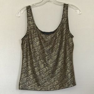 Alex Evenings Black and Gold Top